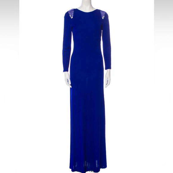 Roberto Cavalli Blue Maxi Dress - Size IT 44 - Picture 1 of 2